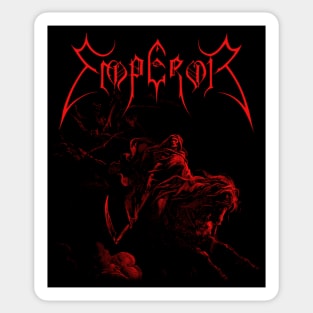 Emperor | Black Metal Sticker